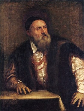 autoritratto di Tiziano,Staatliche Museen, Berlino 1552