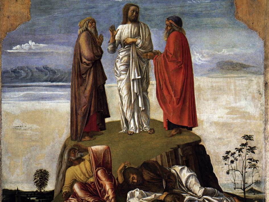 Giovanni Bellini, Trasfigurazione di Cristo, Museo Correr, 1455-1460