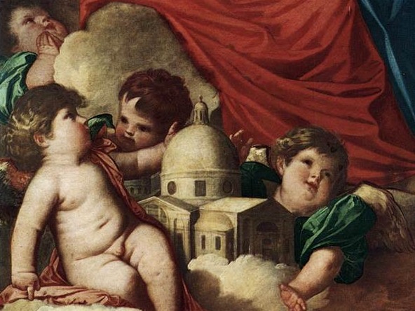 Padovanino, Madonna con Bambino e angeli