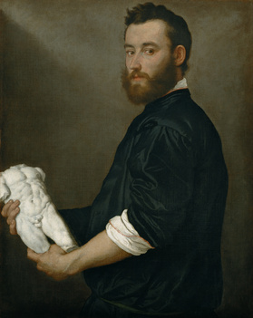 Giovan Battista Moroni, Ritratto di Alessadro Vittoria, 1551-1552, Kunsthistorisches Museum, Vienna