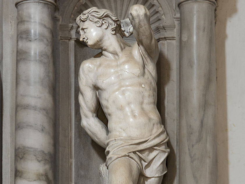 Alessandro Vittoria, San Sebastiano, Chiesa di San Francesco delle Vigne, 1563