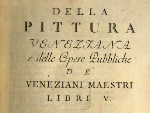 Della Pittura veneziana e delle opere pubbliche de'veneziani maestri